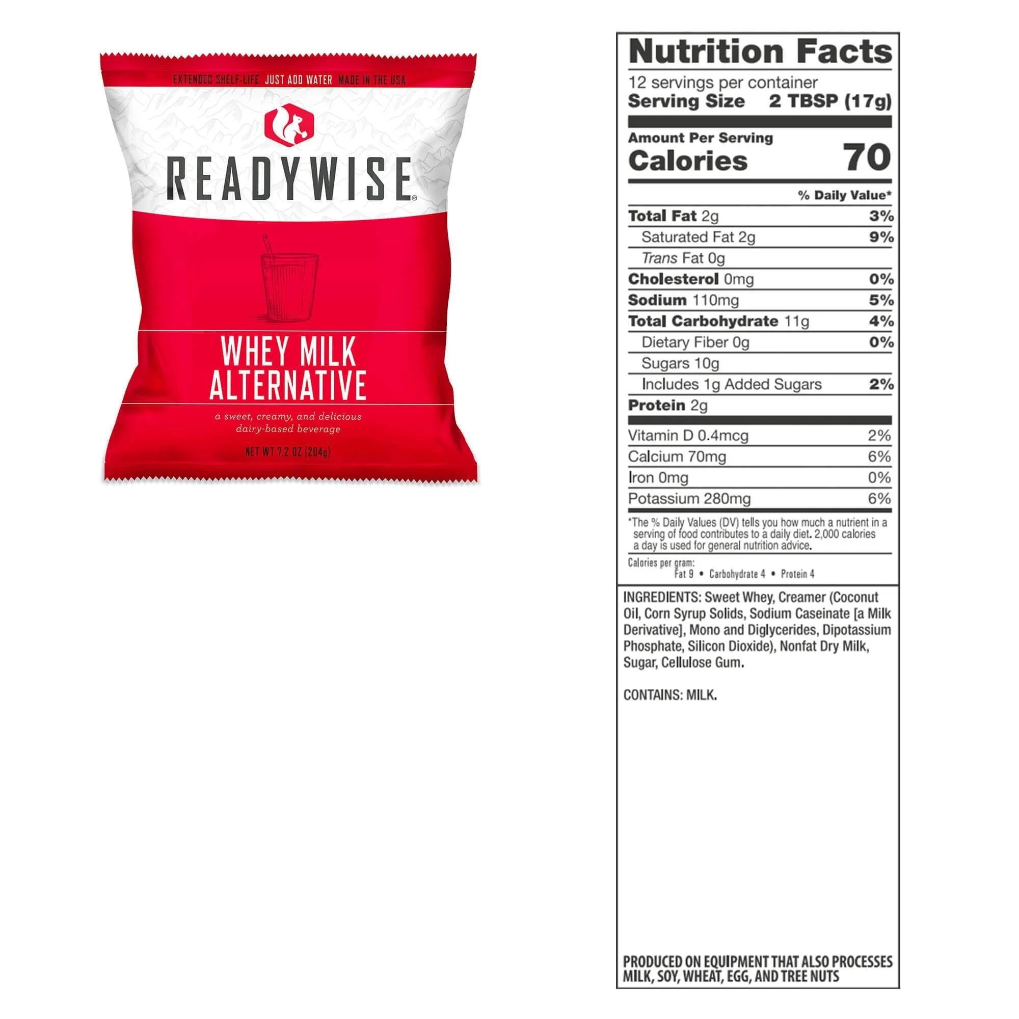 120 Servings Emergency Whey Milk Alternative - Image 3