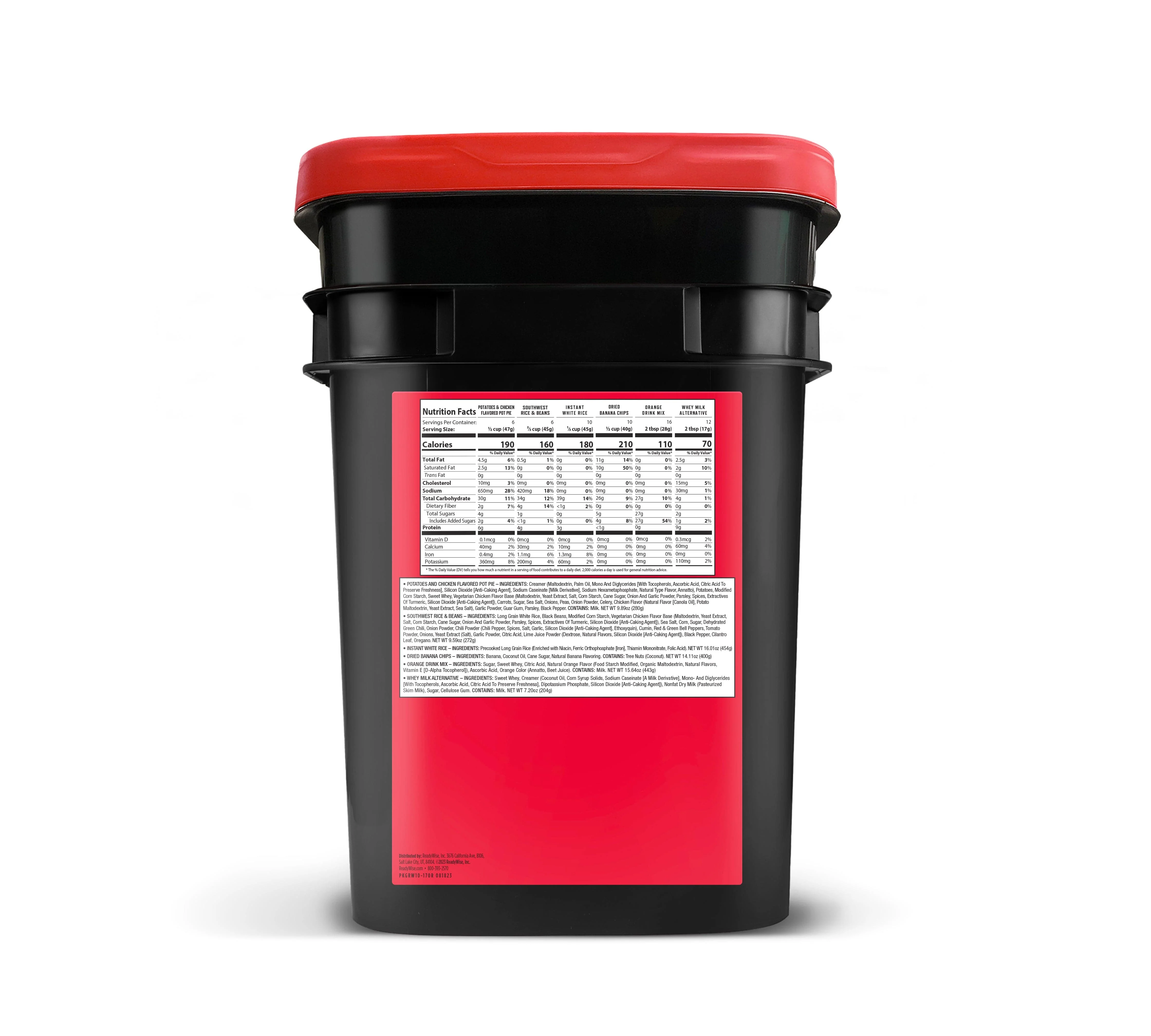 170 Serving Emergency Food Apocalypse Bucket - Image 14