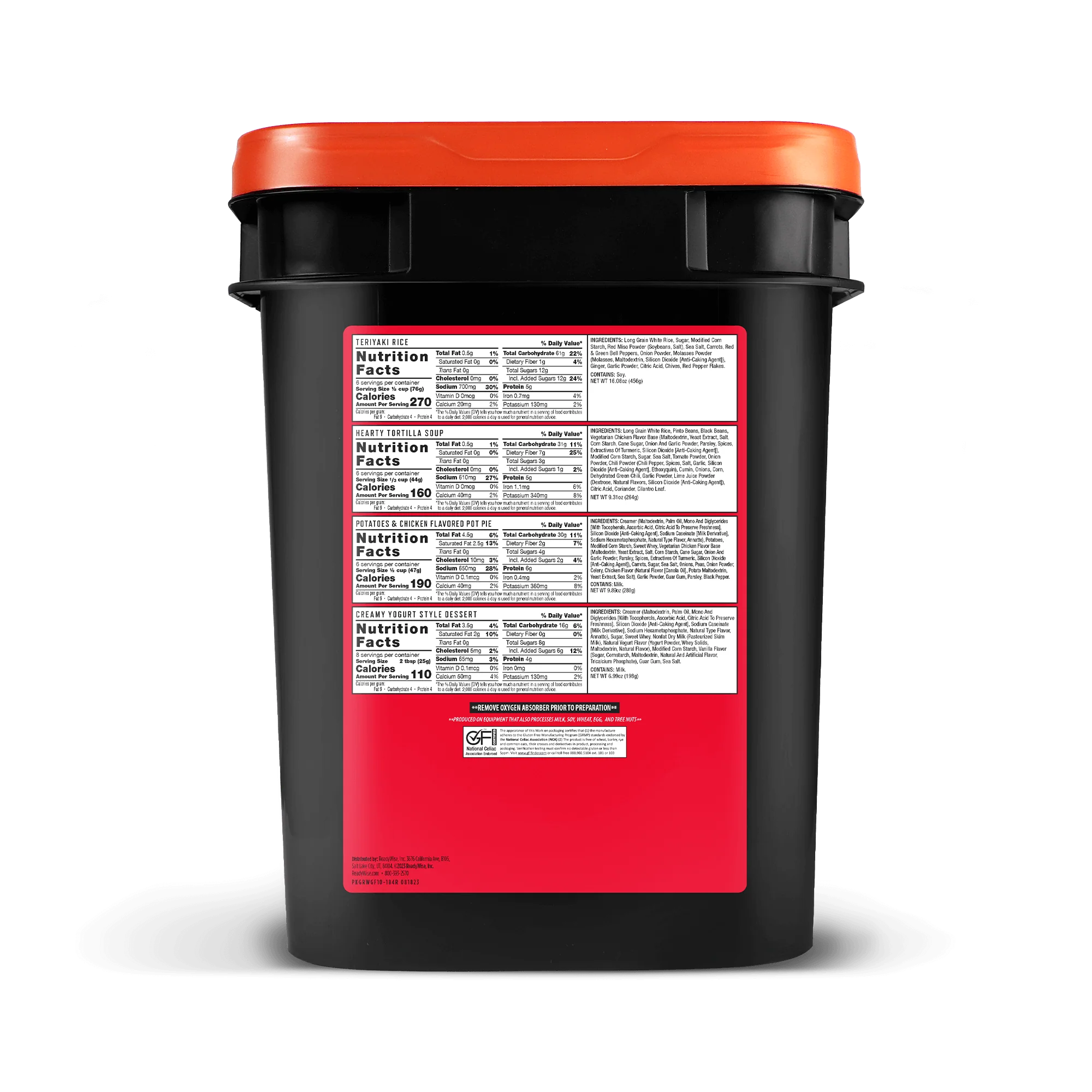 84 Serving Gluten Free Grab and Go Bucket - Image 5