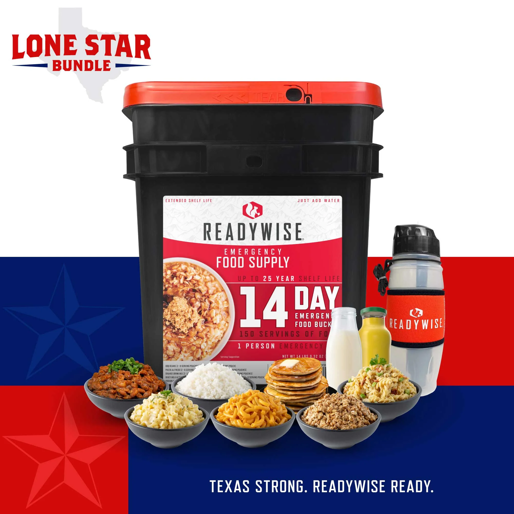 The Lone Star Emergency Food & Water Bundle
