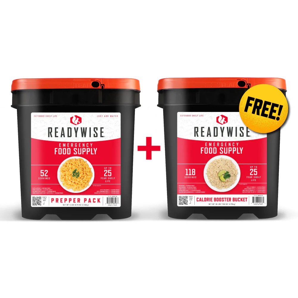 Buy a 52 Serving Bucket, Get a Calorie Booster Bucket Free
