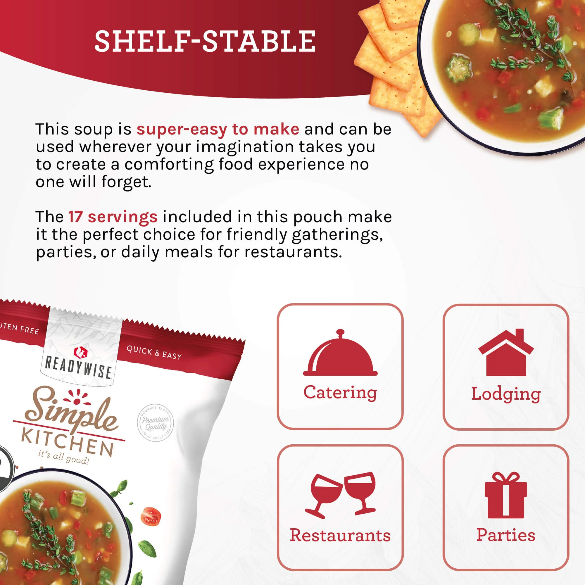 Chicken Gumbo Soup Mix - 17 Servings per Pouch - Image 3