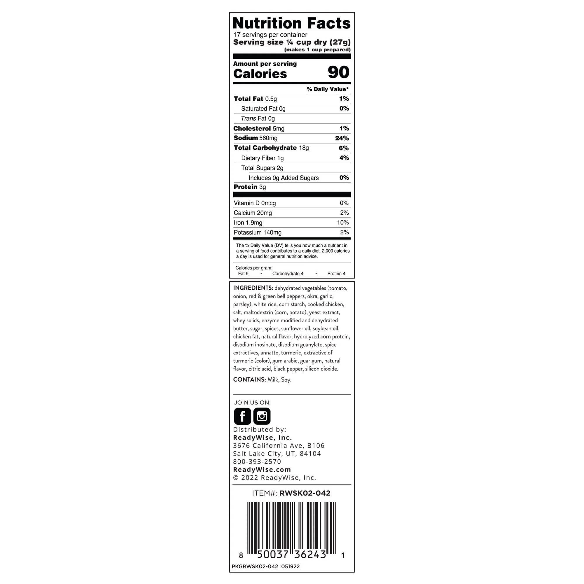 Chicken Gumbo Soup Mix - 17 Servings per Pouch - Image 4