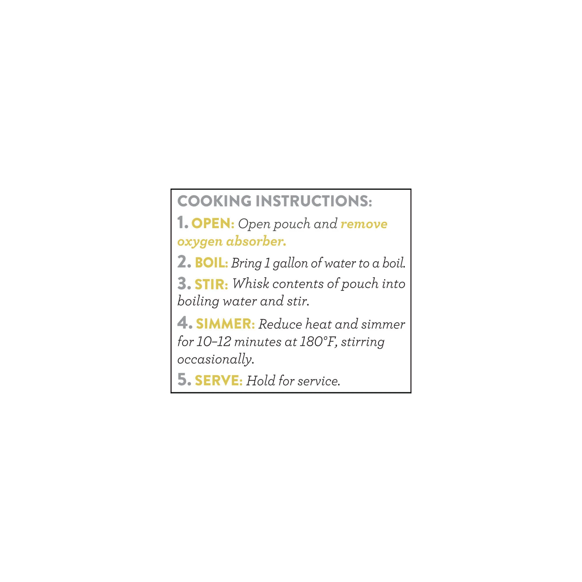 Chicken & Rice Soup Mix - 18 Servings per Pouch - Image 5