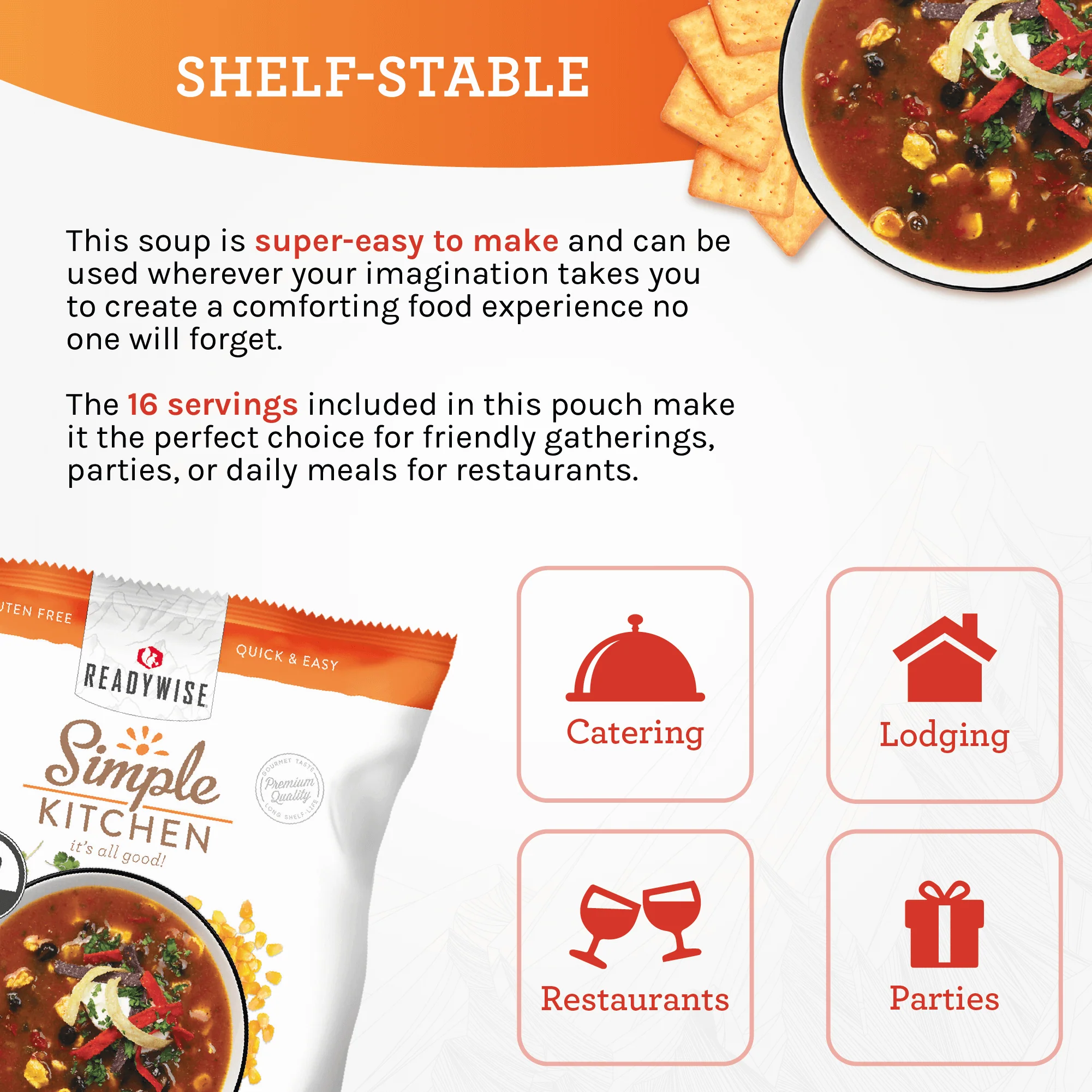 Chicken Tortilla Soup Mix - 16 Servings per Pouch - Image 3