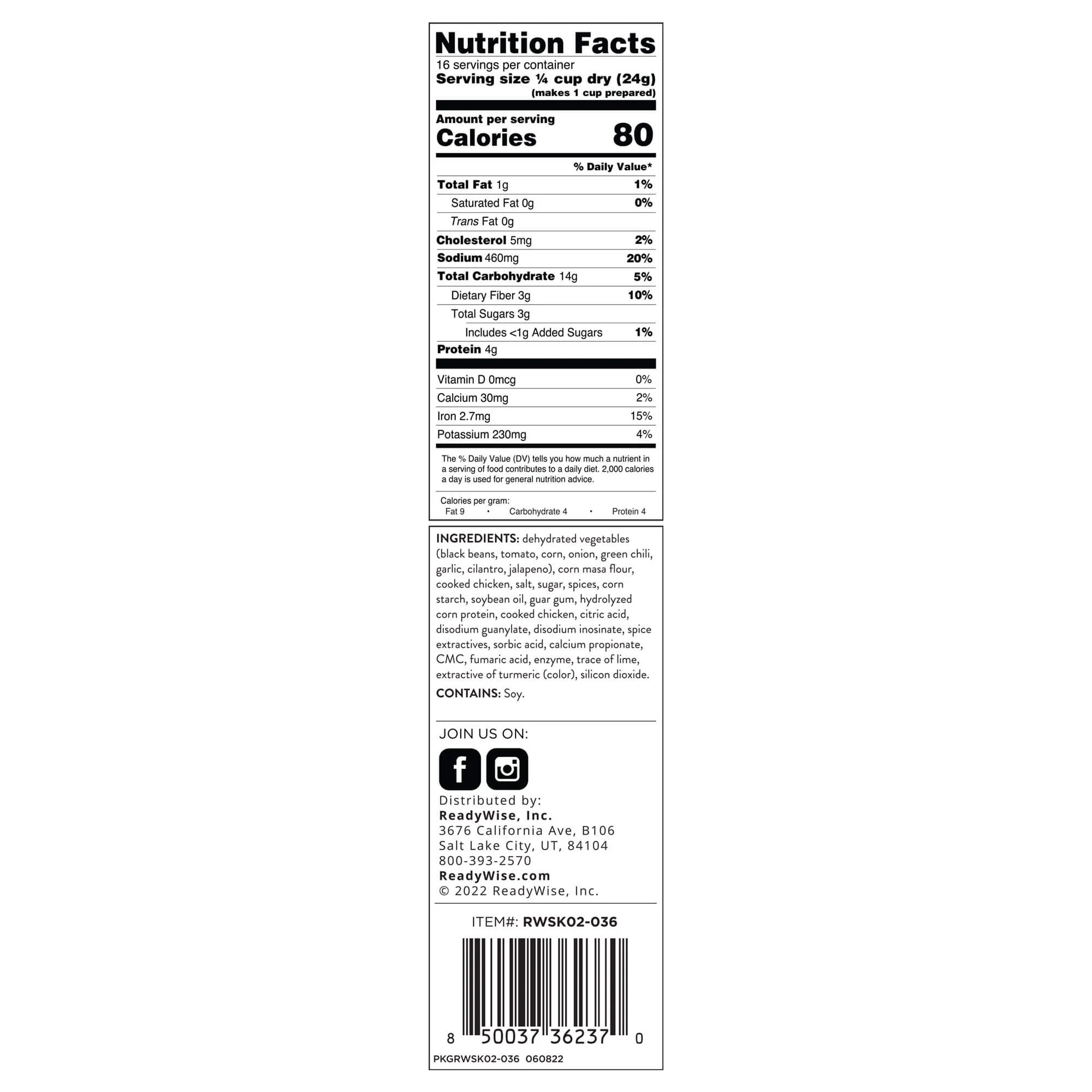 Chicken Tortilla Soup Mix - 16 Servings per Pouch - Image 4