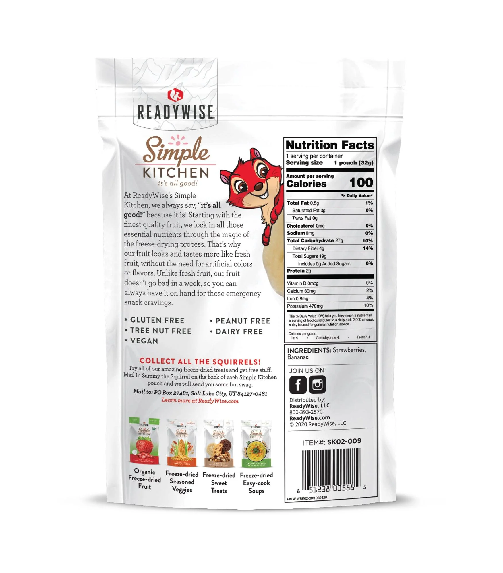 Freeze-Dried Strawberries & Bananas - 6 Pack - Image 3