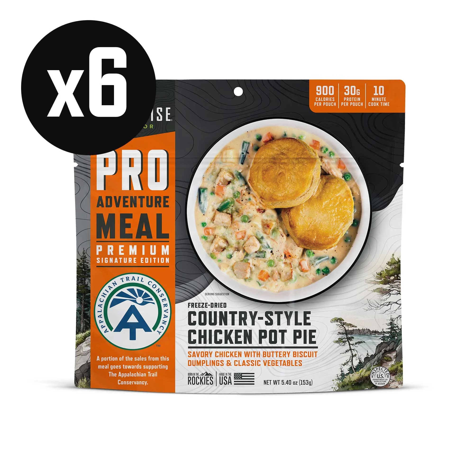 Country Style Chicken Pot Pie - Signature Edition Pro Adventure Meal with Appalachian Trail Conservancy SF - Image 5