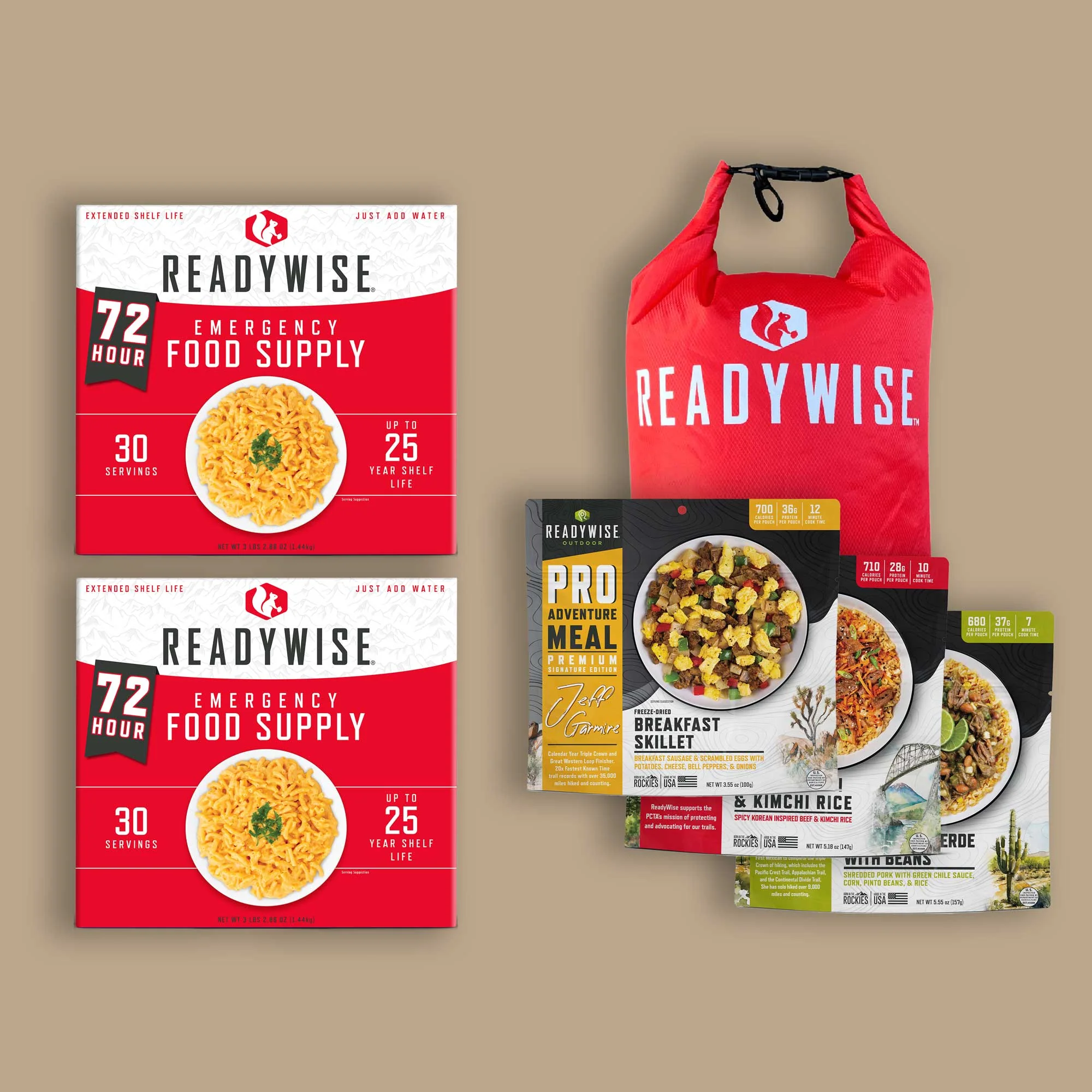 Emergency + Camping Food Bundle