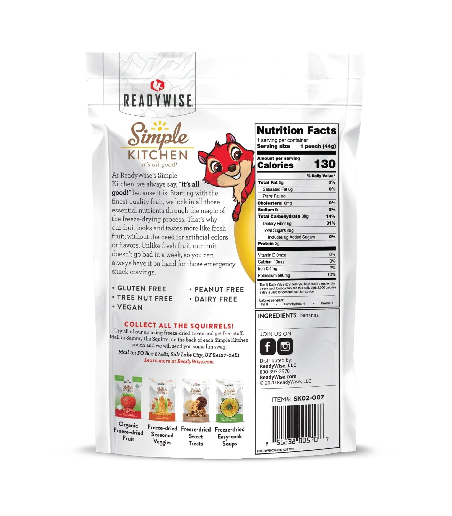 Freeze-Dried Bananas - 6 Pack - Image 3