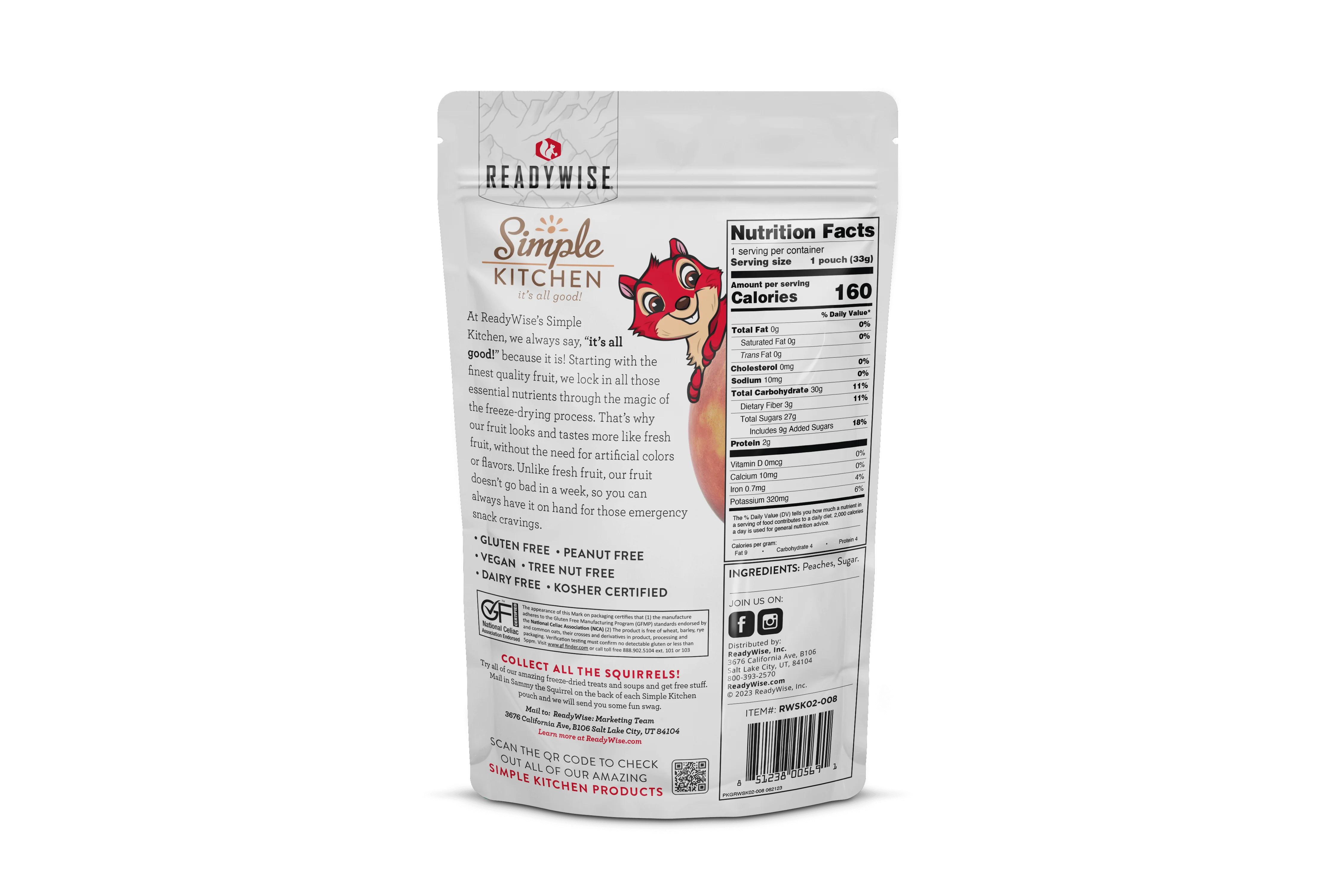 Freeze-Dried Peaches - 6 Pack - Image 3