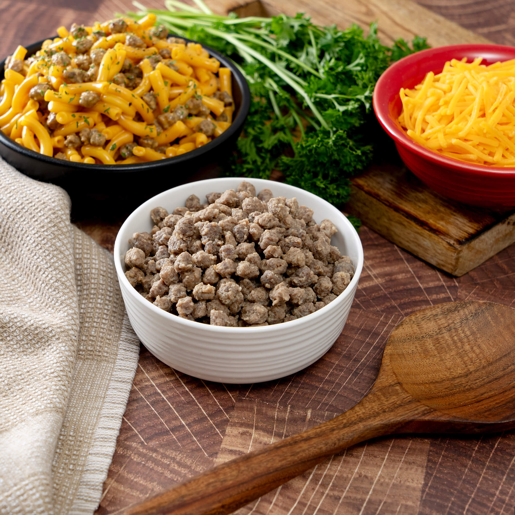Seasoned Beef Patty Crumbles – Freeze-Dried #10 Can – 22 Servings | ReadyWise - Image 3