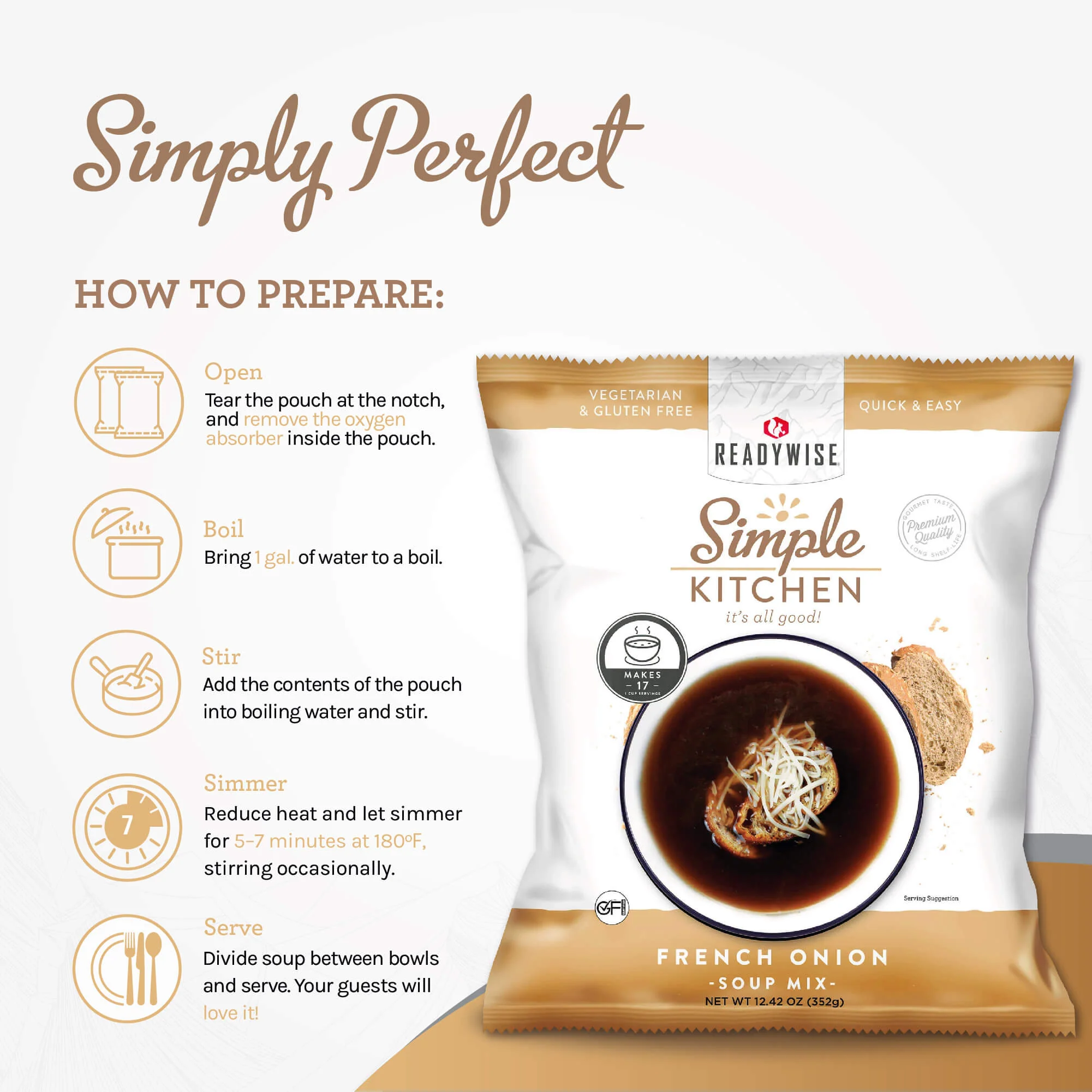 French Onion Soup Mix - 17 Servings per Pouch - Image 3