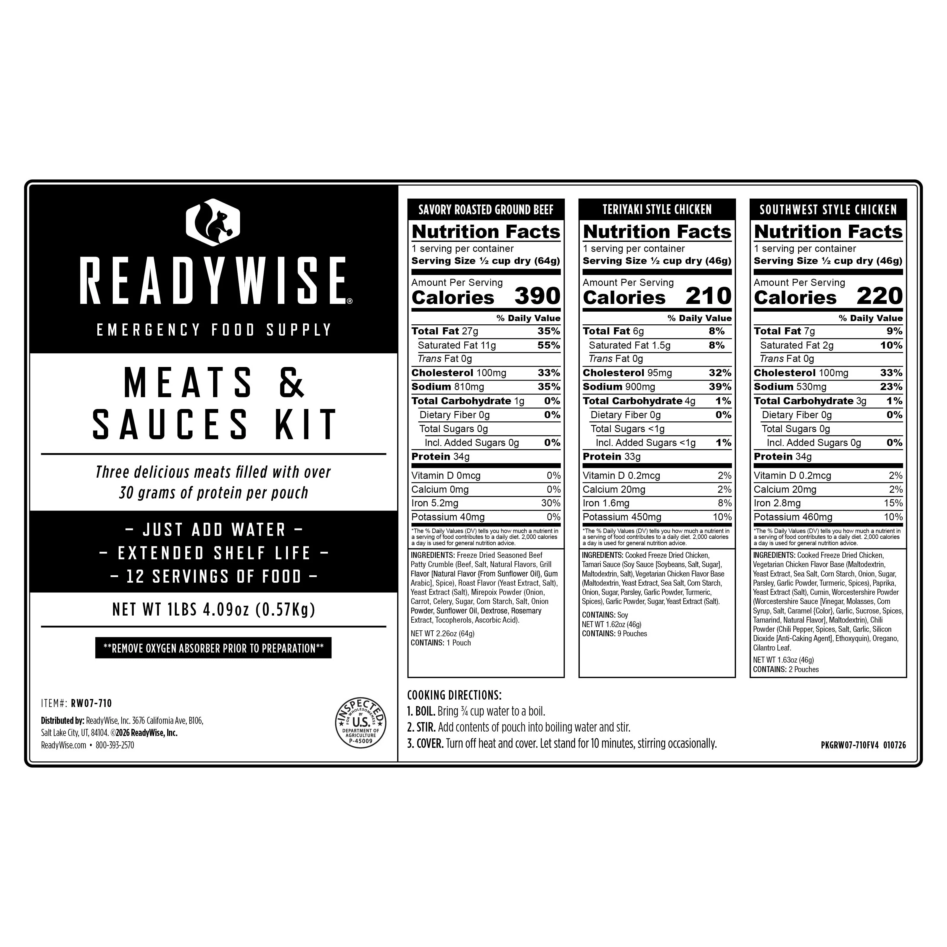 Meat & Sauces Kit - All Meat and Sauce - Image 2