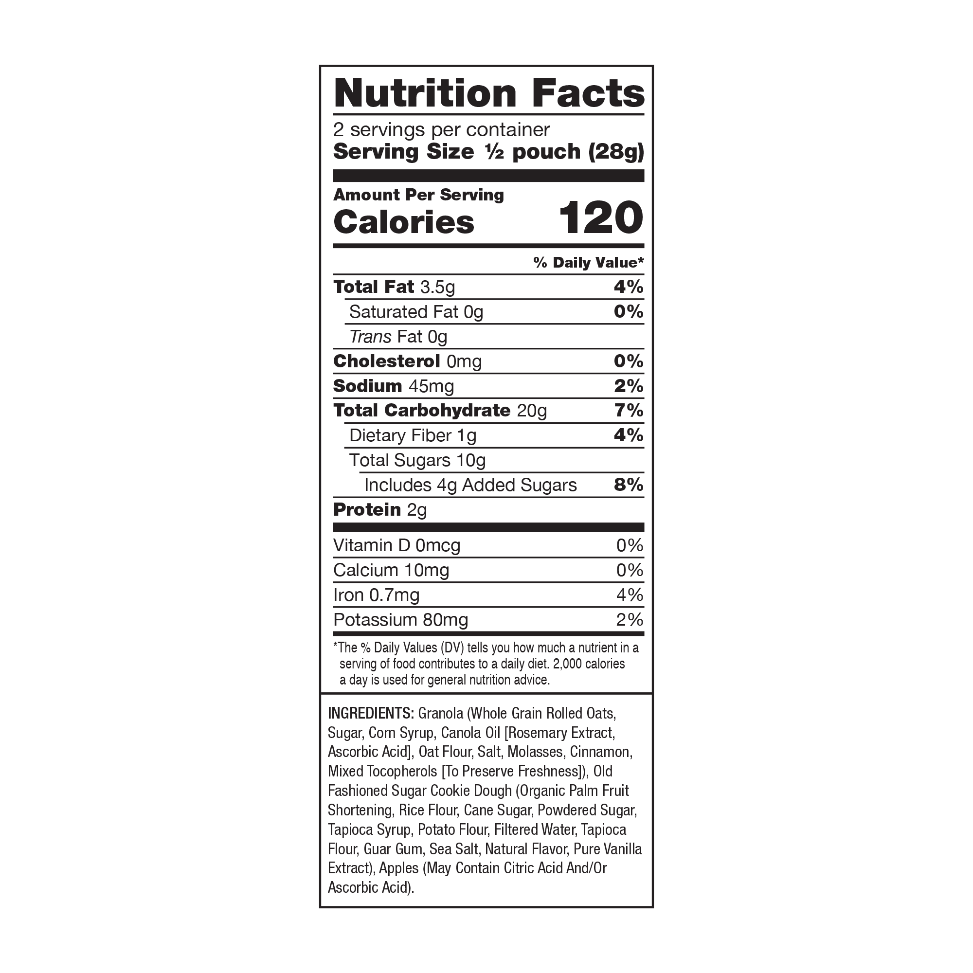Apples, Cookies & Granola Snack - Freeze-Dried 6 Pack | ReadyWise - Image 4