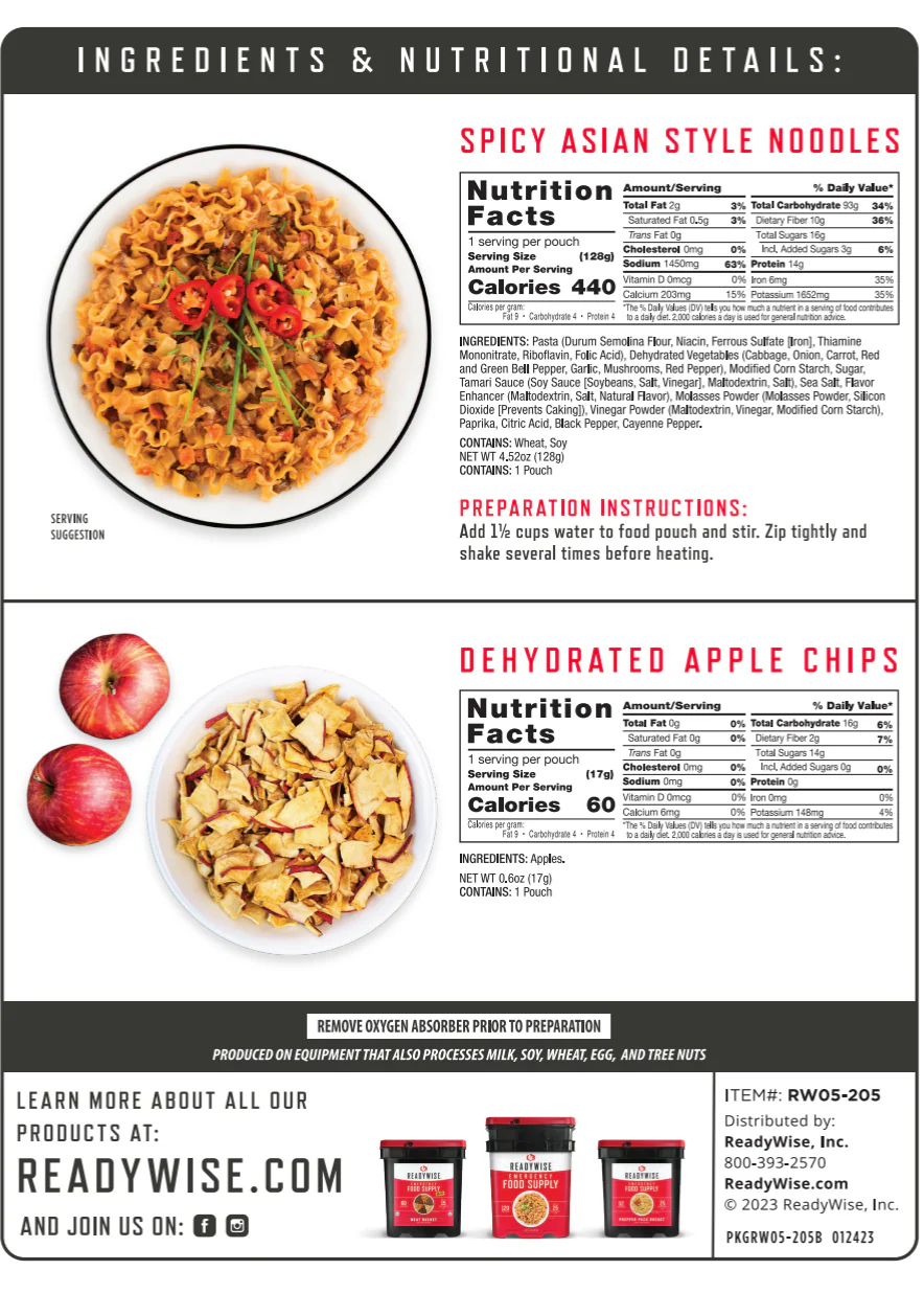 Self Heating Assorted Meal Sampler - Image 7