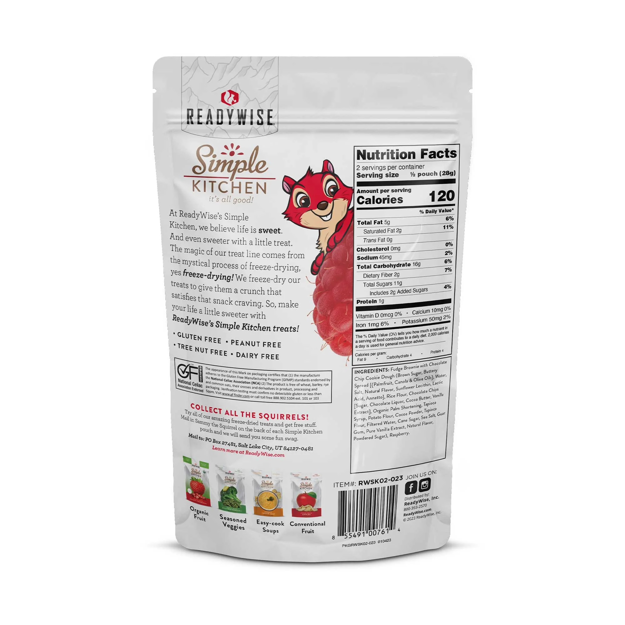 Simple Kitchen Raspberries & Brownie Bites - 6 Pack - Image 3