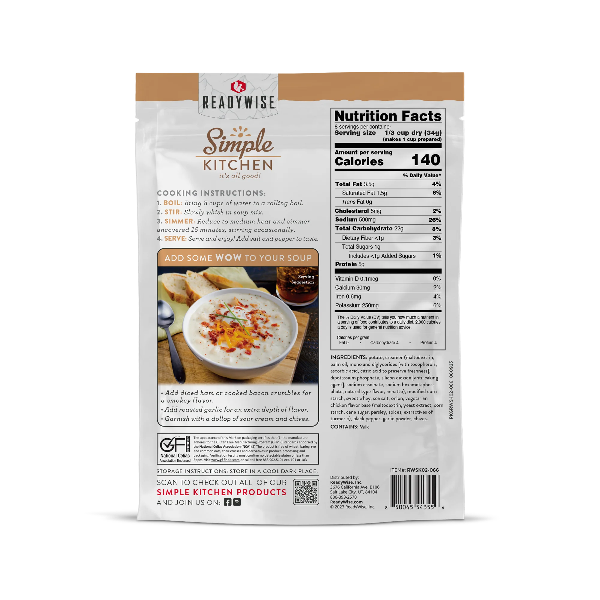 Simple Kitchen Soup Favorites Variety Pack (8 count, 8-Servings per Pouch) - Image 9
