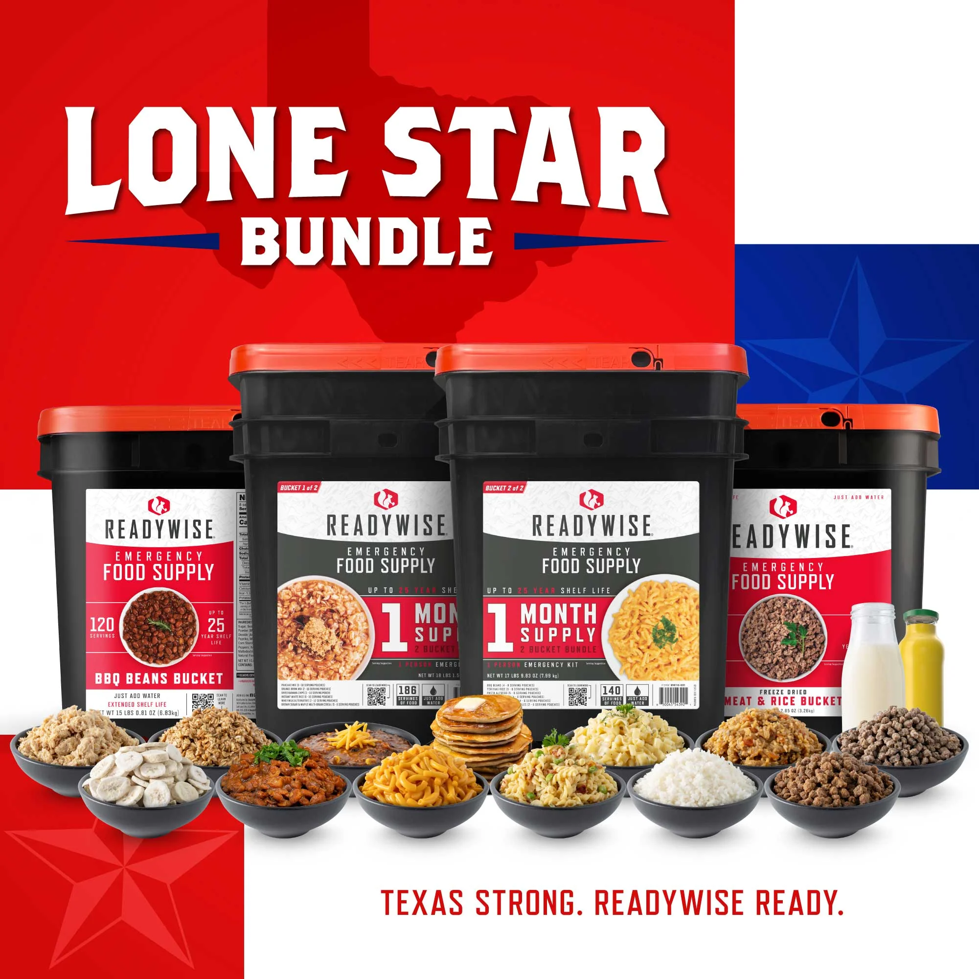 The Lone Star Emergency Food Bundle