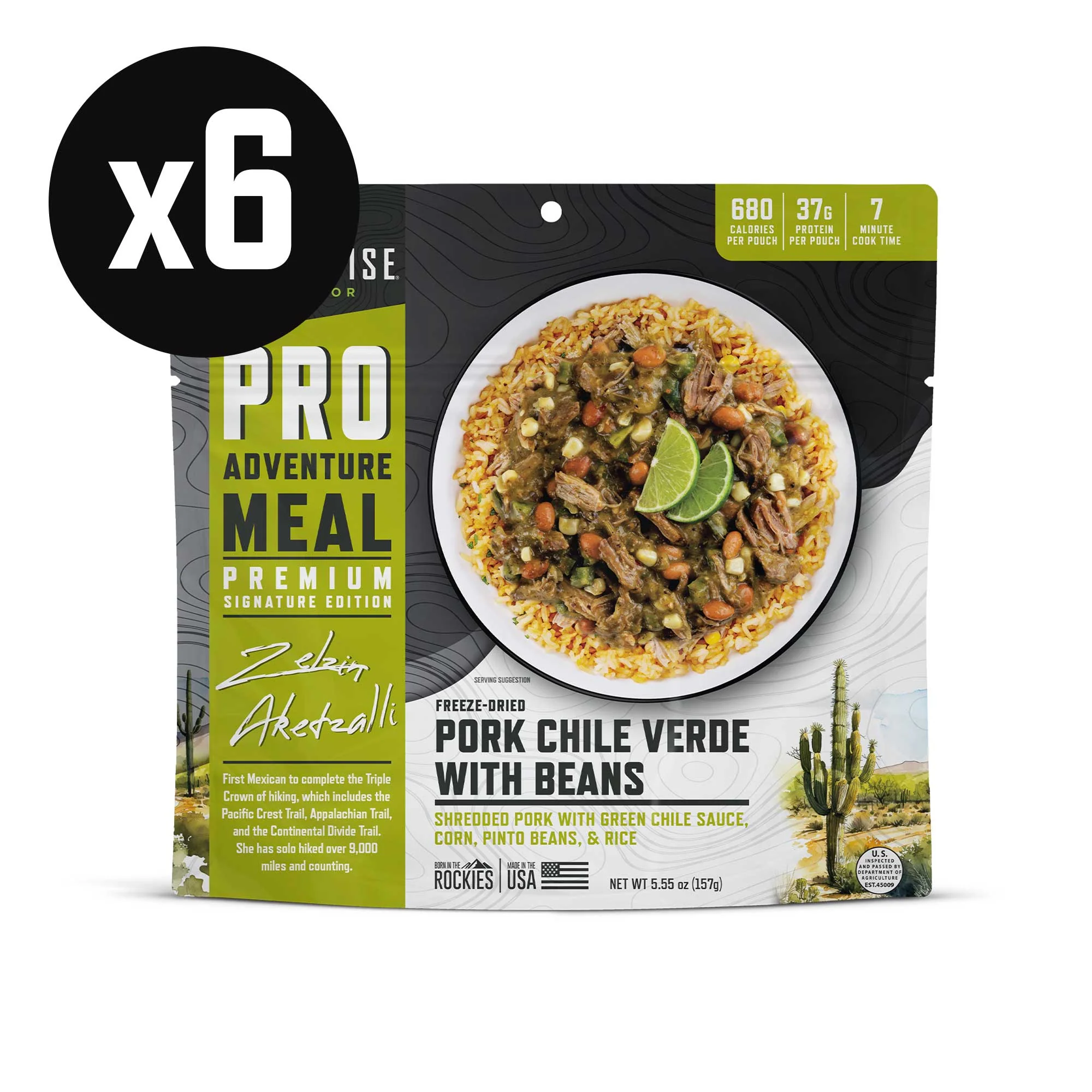 Traditional Pork Chili Verde - Signature Edition Pro Adventure Meal with Zelzin Aketzalli SF - Image 5