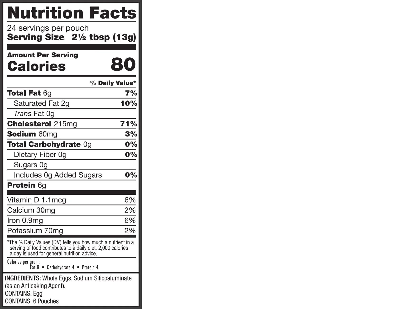 Powdered Eggs - 144 Total Servings - Image 3